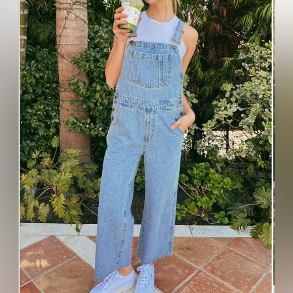 SHOW ME YOUR MUMU Marfa Denim Overalls